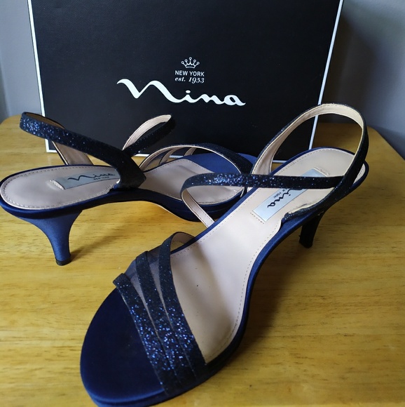 nina navy heels